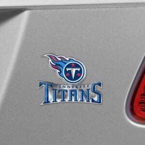 Tennessee Titans Heavy Duty Aluminum Embossed Color Emblem - Alternate