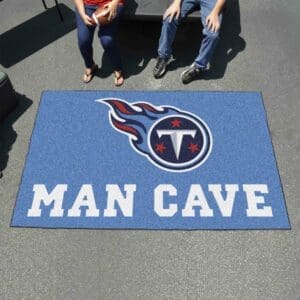Tennessee Titans Man Cave Ulti-Mat Rug - 5ft. x 8ft.