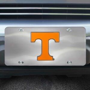 Tennessee Volunteers 3D Stainless Steel License Plate