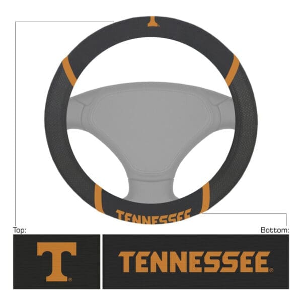 Tennessee Volunteers Embroidered Steering Wheel Cover 1