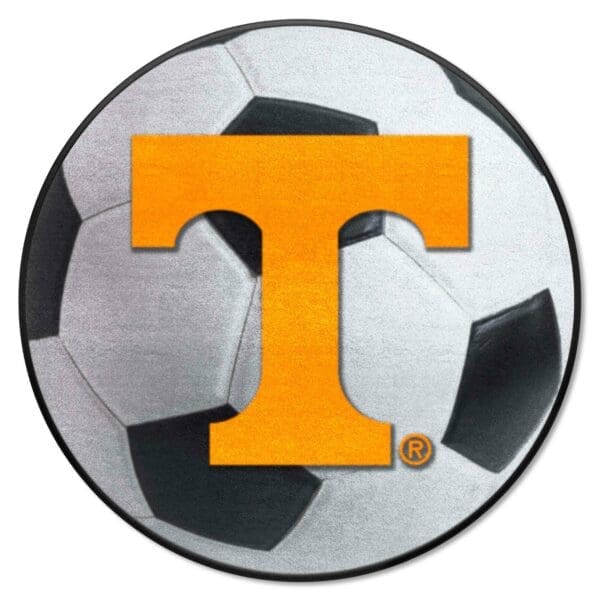 Tennessee Volunteers Soccer Ball Rug 27in. Diameter 1 scaled