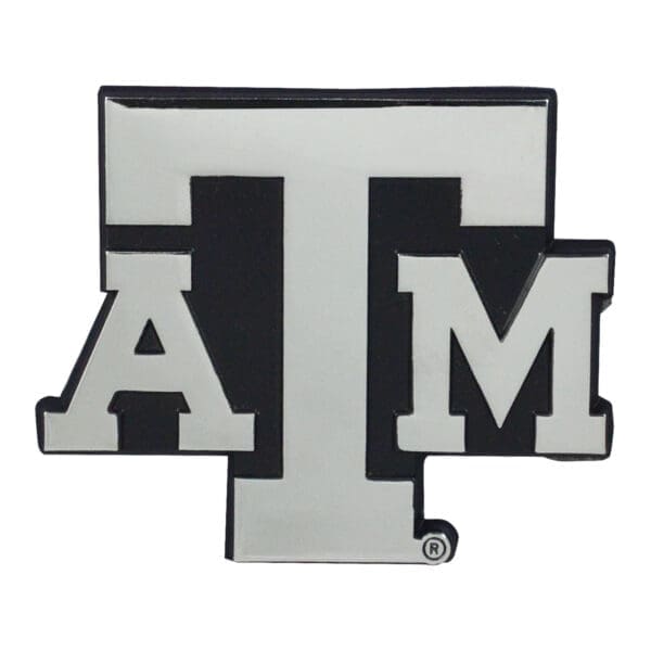 Texas AM Aggies 3D Chrome Metal Emblem 1