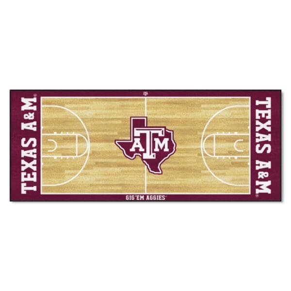 Texas AM Aggies Court Runner Rug 30in. x 72in 1 scaled