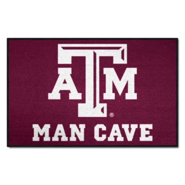 Texas AM Aggies Man Cave Starter Mat Accent Rug 19in. x 30in 1 scaled