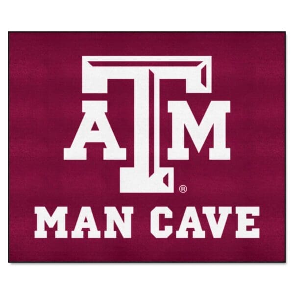 Texas AM Aggies Man Cave Tailgater Rug 5ft. x 6ft 1 scaled