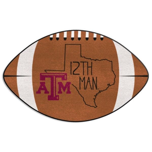 Texas AM Aggies Southern Style Football Rug 20.5in. x 32.5in 1 scaled