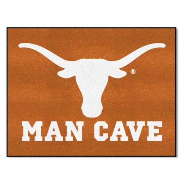Texas Longhorns Man Cave All Star Rug 34 in. x 42.5 in 1 scaled