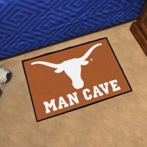 Texas Longhorns Man Cave Starter Mat Accent Rug - 19in. x 30in.