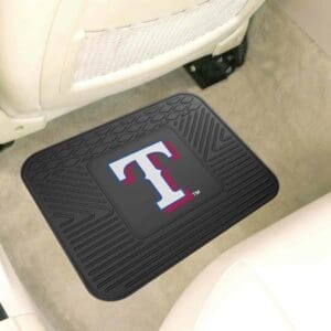 Texas Rangers Back Seat Car Utility Mat - 14in. x 17in.