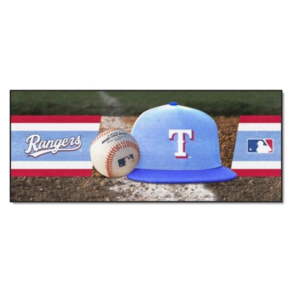 Texas Rangers Baseball Runner Rug 30in. x 72in 1 scaled