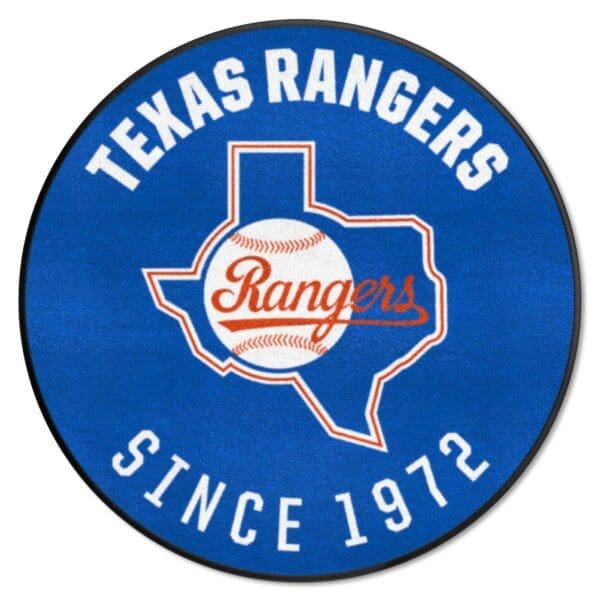 Texas Rangers Roundel Rug 27in. Diameter 1 1 scaled