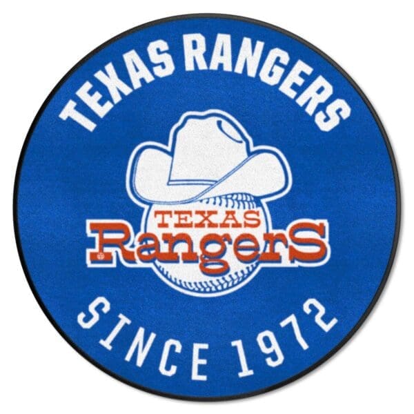 Texas Rangers Roundel Rug 27in. Diameter 1 scaled