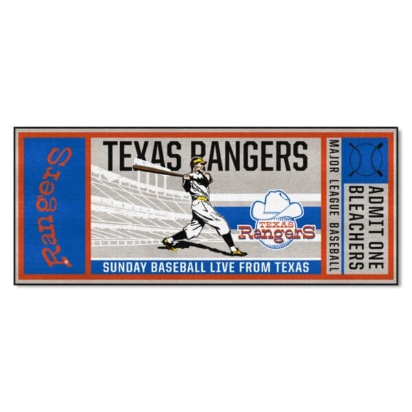 Texas Rangers Ticket Runner Rug 30in. x 72in 1 scaled