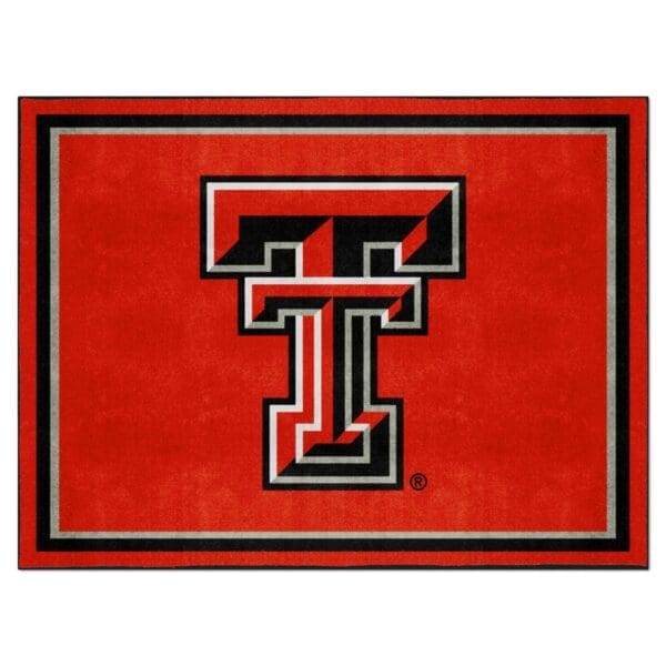 Texas Tech Red Raiders 8ft. x 10 ft. Plush Area Rug 1 scaled