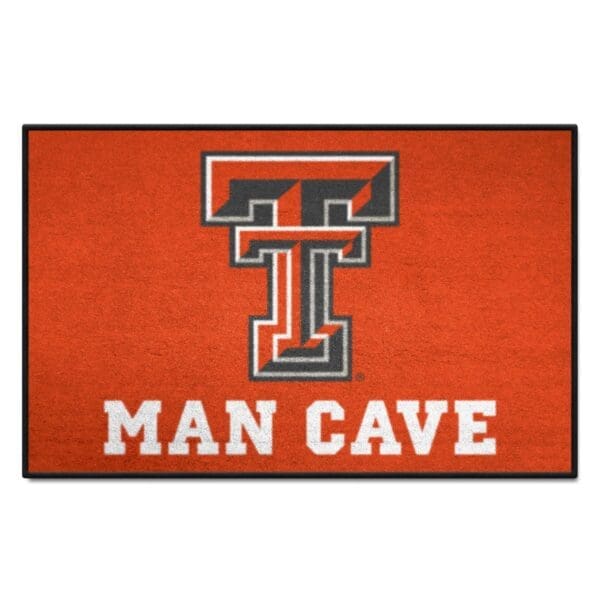Texas Tech Red Raiders Man Cave Starter Mat Accent Rug 19in. x 30in 1 scaled