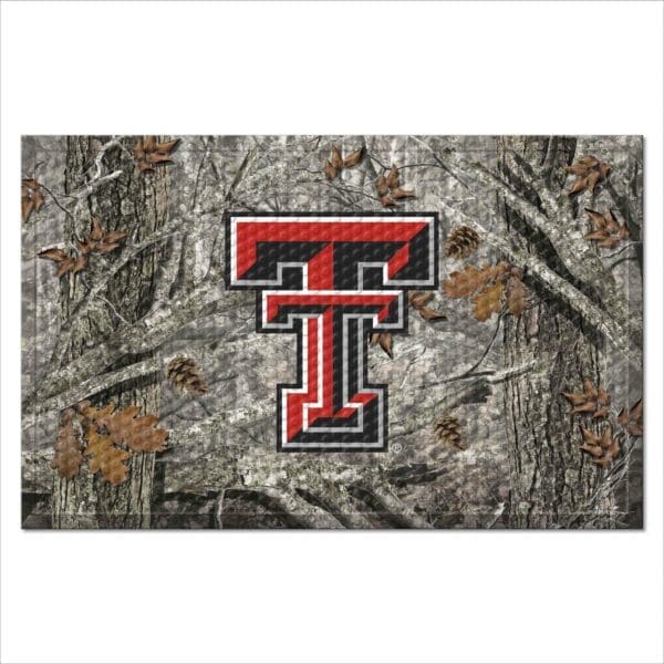 Texas Tech Red Raiders Rubber Scraper Door Mat Camo 1 scaled