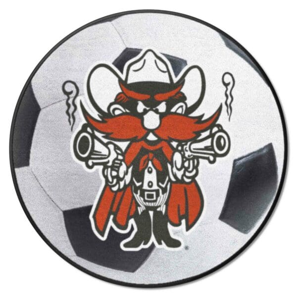 Texas Tech Red Raiders Soccer Ball Rug 27in. Diameter 1 2 scaled