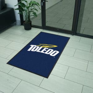 Toledo 3X5 High-Traffic Mat with Durable Rubber Backing - Portrait Orientation