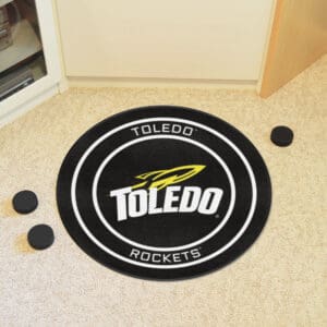 Toledo Hockey Puck Rug - 27in. Diameter