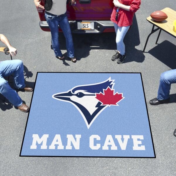 Toronto Blue Jays Man Cave Tailgater Rug - 5ft. x 6ft.