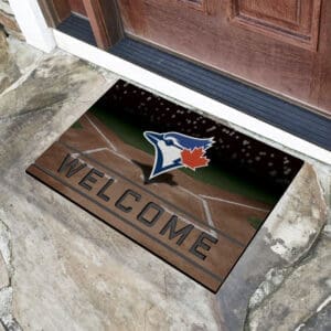 Toronto Blue Jays Rubber Door Mat - 18in. x 30in.