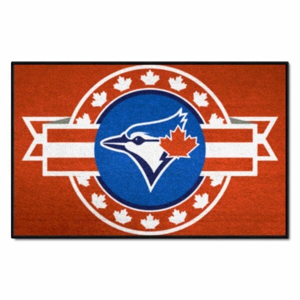 Toronto Blue Jays Starter Mat Accent Rug 19in. x 30in. Patriotic Starter Mat 1 scaled