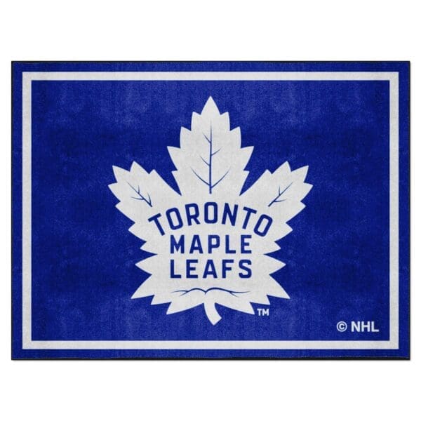 Toronto Maple Leafs 8ft. x 10 ft. Plush Area Rug 17529 1 scaled