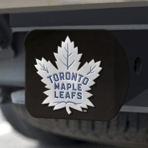 Toronto Maple Leafs Black Metal Hitch Cover - 3D Color Emblem-22796