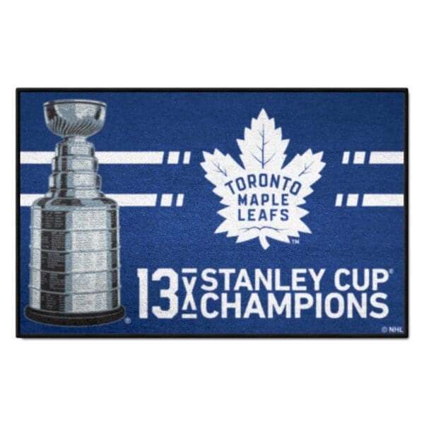 Toronto Maple Leafs Dynasty Starter Mat Accent Rug 19in. x 30in. 34299 1 scaled