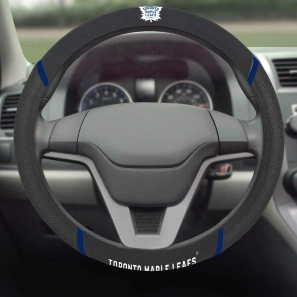 Toronto Maple Leafs Embroidered Steering Wheel Cover-16985