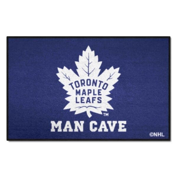 Toronto Maple Leafs Man Cave Starter Mat Accent Rug 19in. x 30in. 14494 1 scaled
