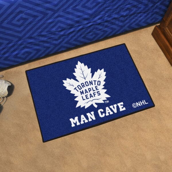 Toronto Maple Leafs Man Cave Starter Mat Accent Rug - 19in. x 30in.-14494