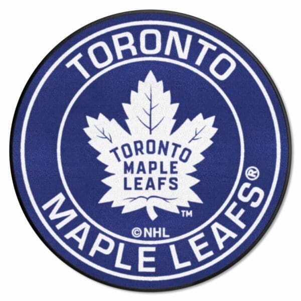 Toronto Maple Leafs Roundel Rug 27in. Diameter 18888 1 scaled