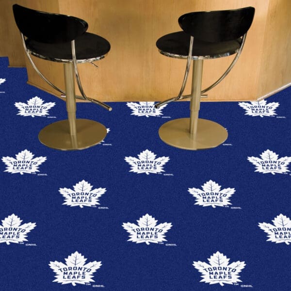 Toronto Maple Leafs Team Carpet Tiles - 45 Sq Ft.-10699