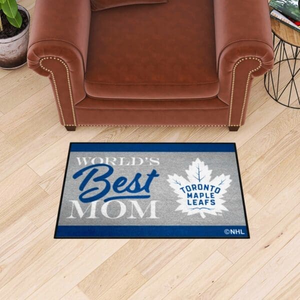 Toronto Maple Leafs World's Best Mom Starter Mat Accent Rug - 19in. x 30in.-34164