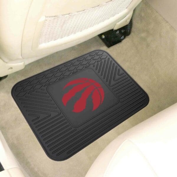 Toronto Raptors Back Seat Car Utility Mat - 14in. x 17in.-10002