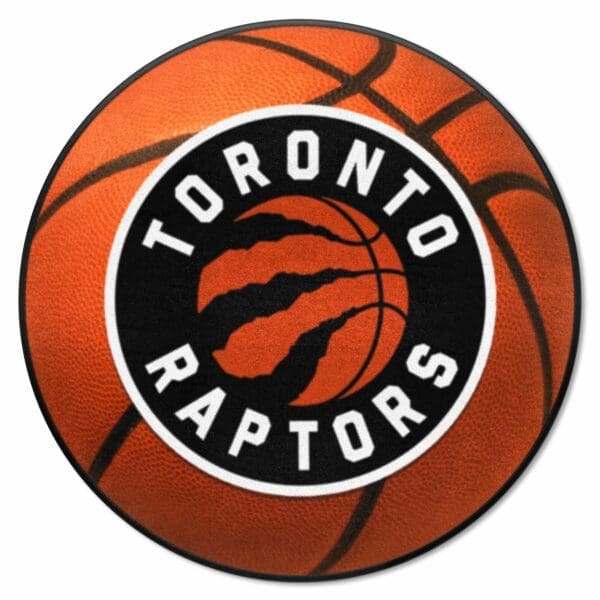 Toronto Raptors Basketball Rug 27in. Diameter 10194 1 scaled