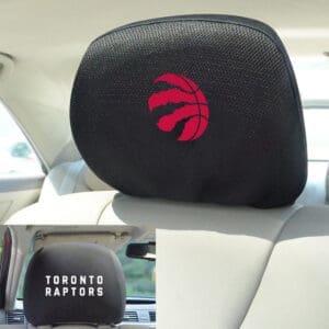 Toronto Raptors Embroidered Head Rest Cover Set - 2 Pieces-25121