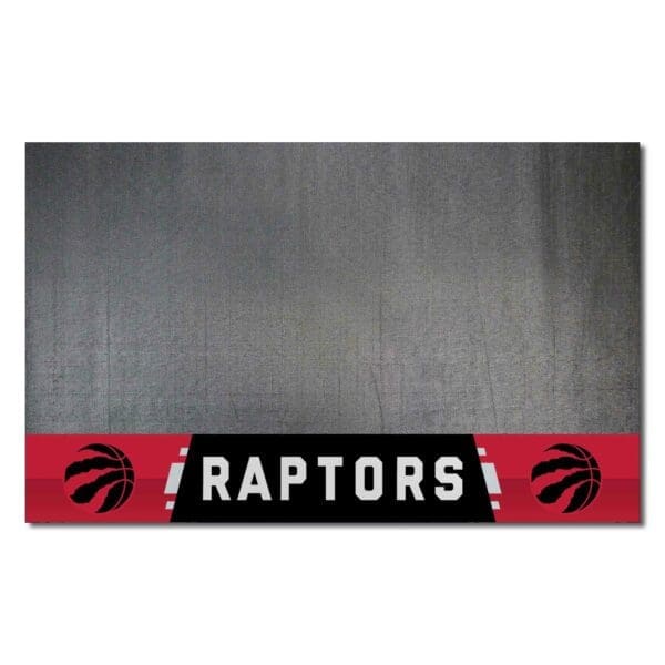 Toronto Raptors Vinyl Grill Mat 26in. x 42in. 14222 1 scaled