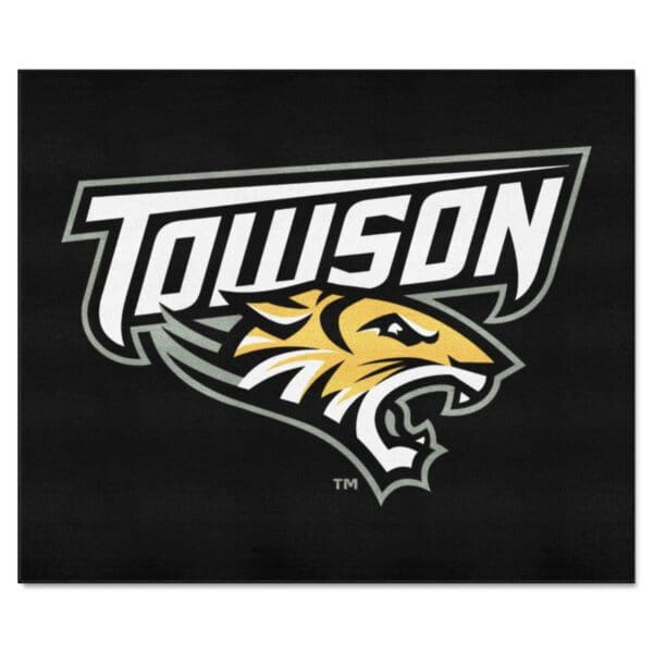 Towson Tigers Tailgater Rug 5ft. x 6ft 1 scaled