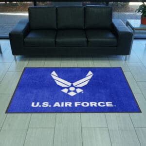 U.S. Air Force 4X6 High-Traffic Mat with Durable Rubber Backing - Landscape Orientation-38785