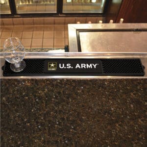 U.S. Army Bar Drink Mat - 3.25in. x 24in.-15685