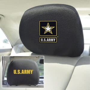 U.S. Army Embroidered Head Rest Cover Set - 2 Pieces-15690