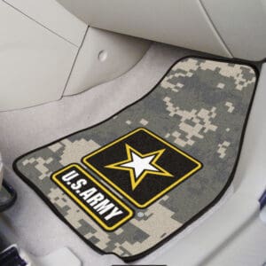 U.S. Army Front Carpet Car Mat Set - 2 Pieces