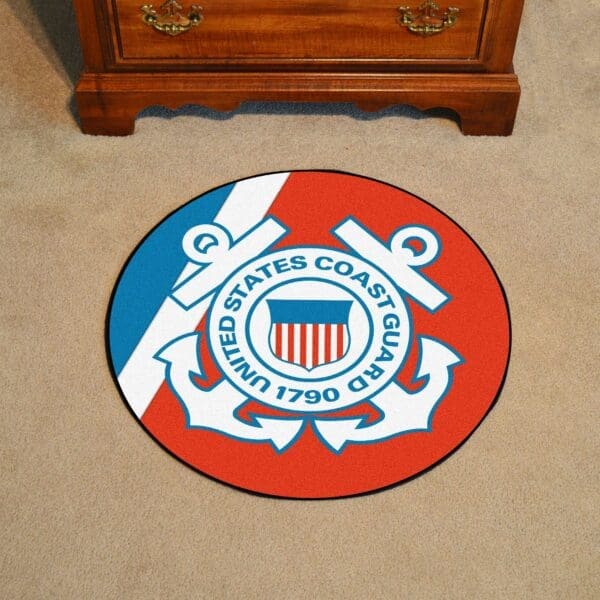 U.S. Coast Guard 44in. Round Mat-9551