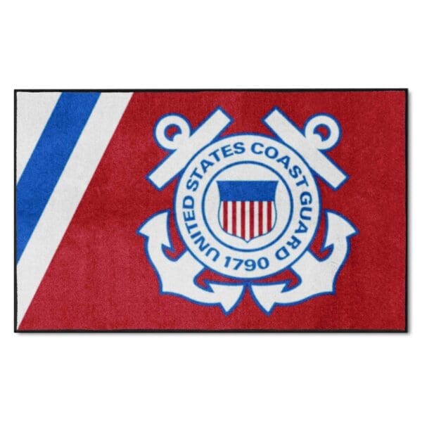 U.S. Coast Guard 4ft. x 6ft. Plush Area Rug 9553 1 scaled