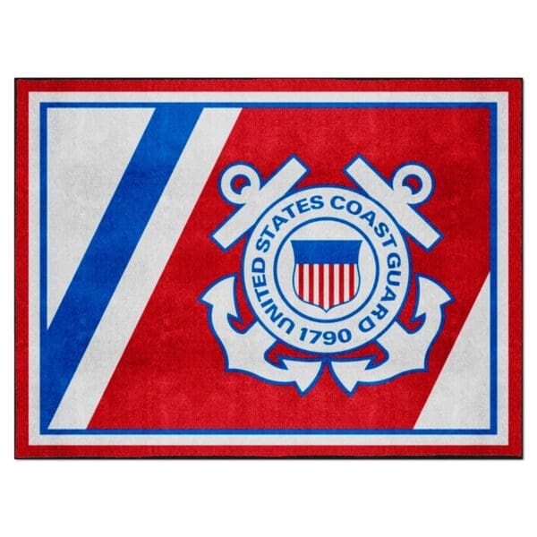 U.S. Coast Guard 8ft. x 10 ft. Plush Area Rug 17573 1 scaled