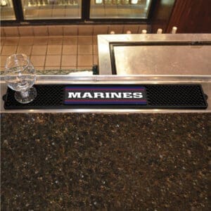 U.S. Marines Bar Drink Mat - 3.25in. x 24in.-15716
