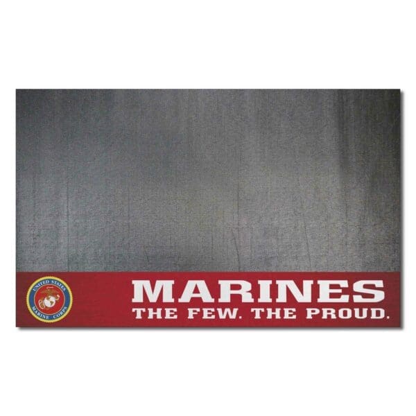 U.S. Marines Vinyl Grill Mat 26in. x 42in. 15713 1 scaled