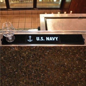 U.S. Navy Bar Drink Mat - 3.25in. x 24in.-15703
